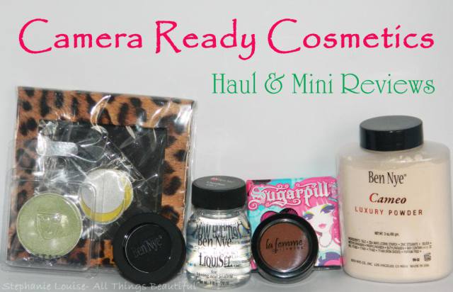Camera Ready Cosmetics Haul featuring Ben Nye, Sugarpill, & More