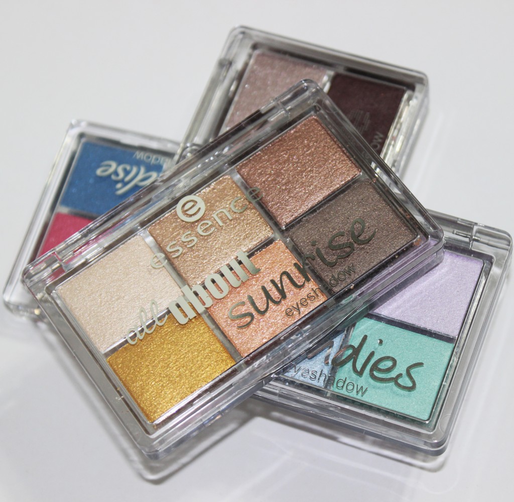 Essence All About Candies, Nude, Sunrise, & Paradise Eyeshadow Mini