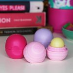 A look at the EOS Holiday Lip Balm Trio Sphere Set- Wildberry, Passion Fruit, & Honey Apple! See more beauty, makeup, & reviews on All Things Beautiful XO