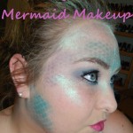Drugstore Mermaid Costume Makeup Tutorial- with Scales & Glitz!